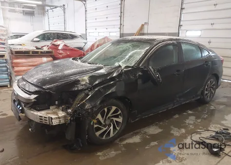 2017 Honda Civic Ex from USA, damaged, VIN 19XFC2F79HE212027